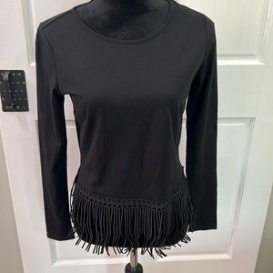 Fairchild size extra small long sleeve Fringe bottom excellent condition